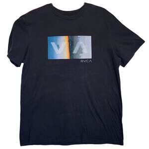 Men's RVCA Graphic T Shirt Large Black